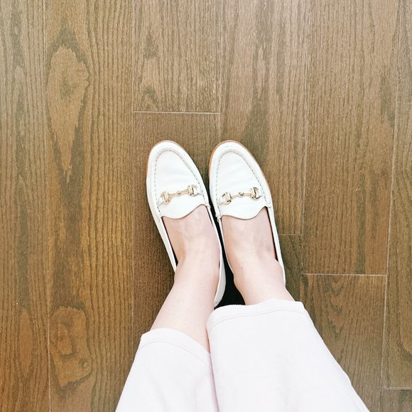 JEFFREY CAMPBELL Garcon White Loafers - Size 7 - Picture 4 of 7